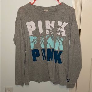 PINK long sleeve tee